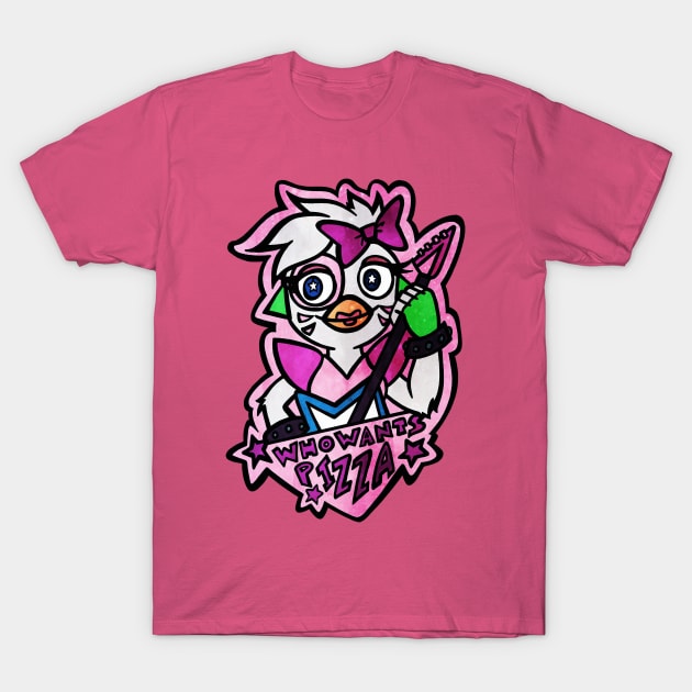 FNAF - Who Wants Pizza T-Shirt by ScribbleSketchScoo